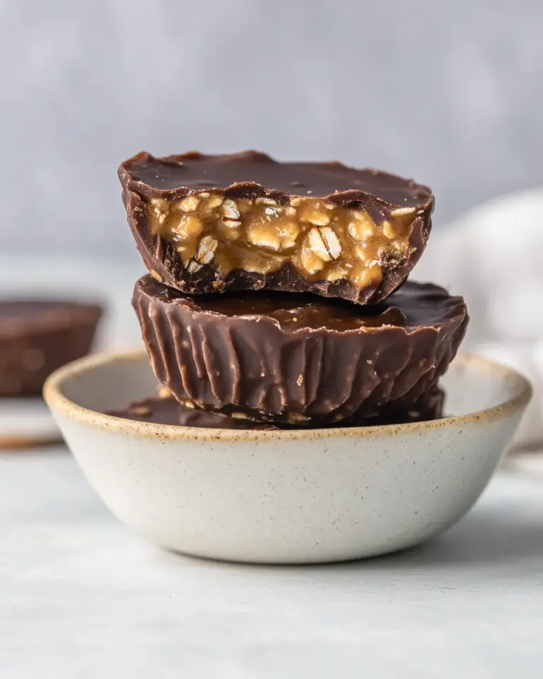 Homemade No-Bake Oatmeal Peanut Butter Cups photo
