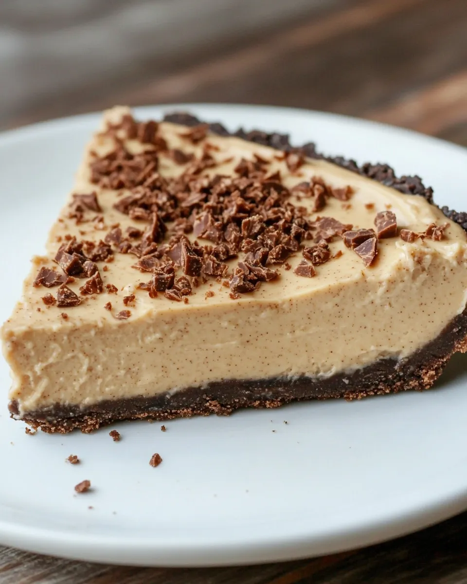 Delicious No-Bake Peanut Butter Pie image