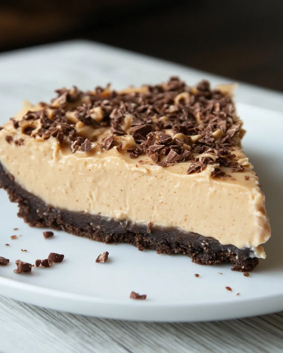 Classic No-Bake Peanut Butter Pie recipe photo