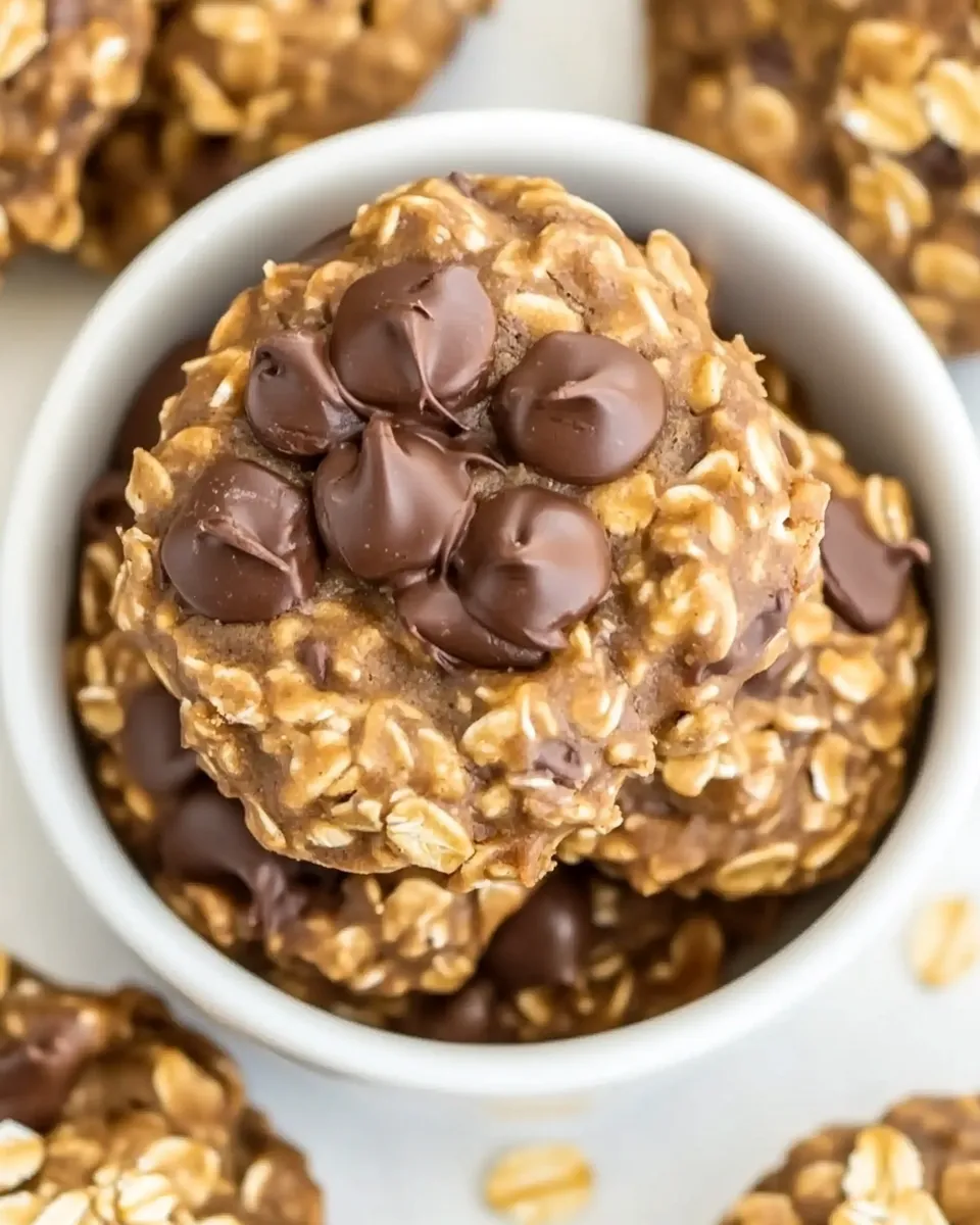 Quick No Bake Oatmeal Cookies shot