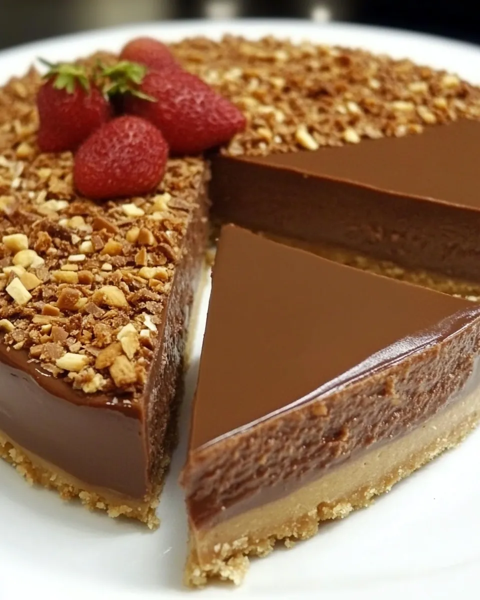 Delicious Nutella Cheesecake shot