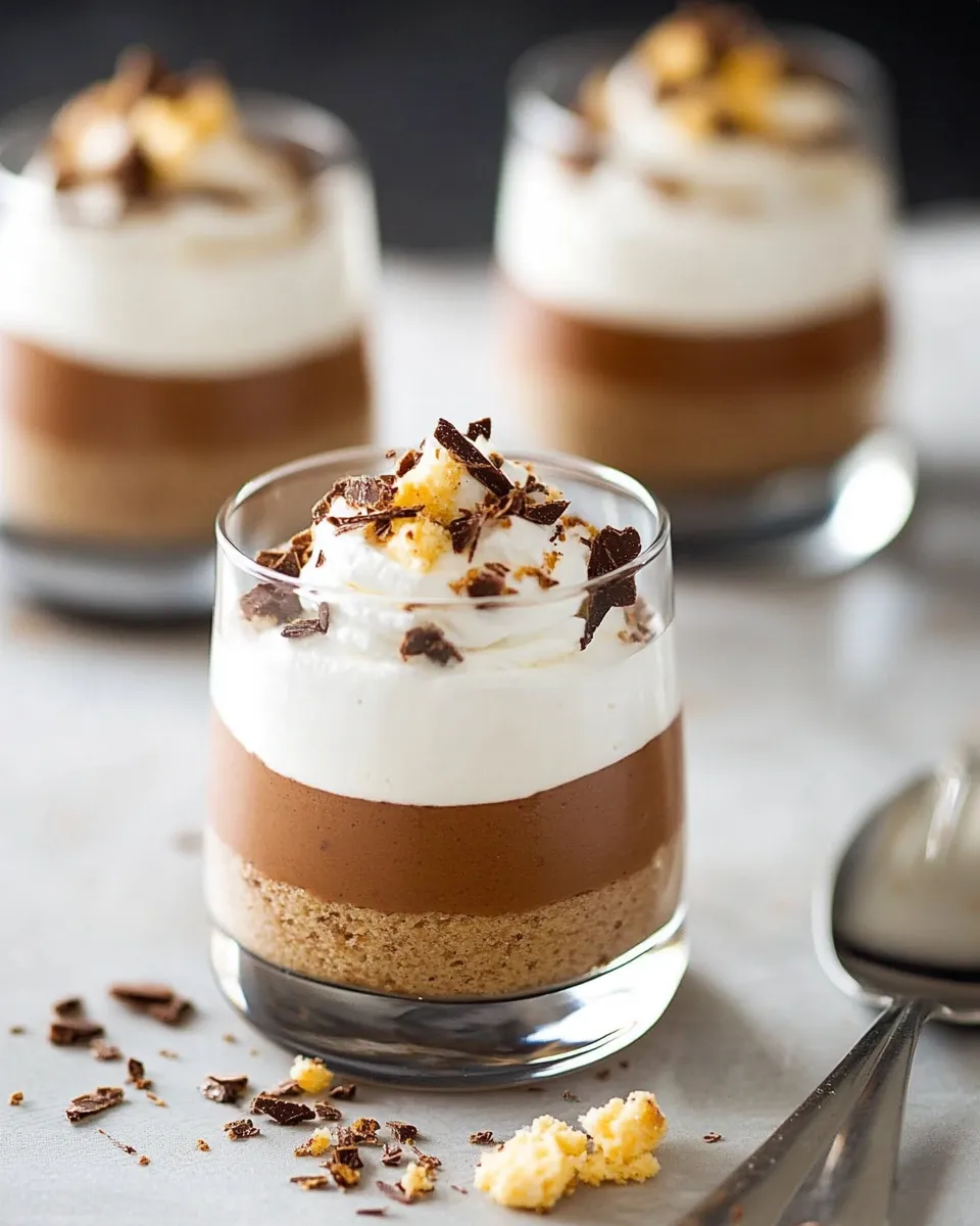 Best Nutella Cheesecake Mousse shot