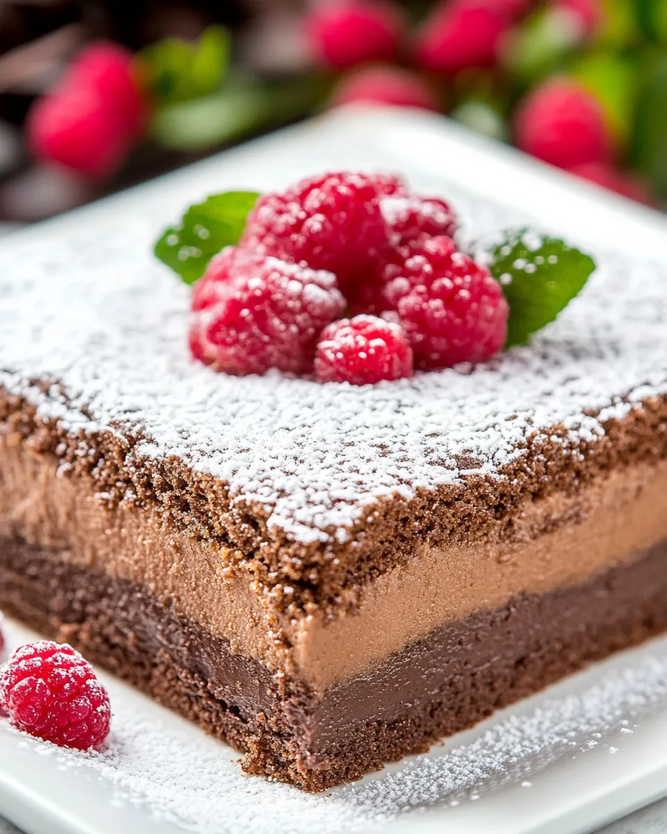 Easy Nutella Magic Cake photo