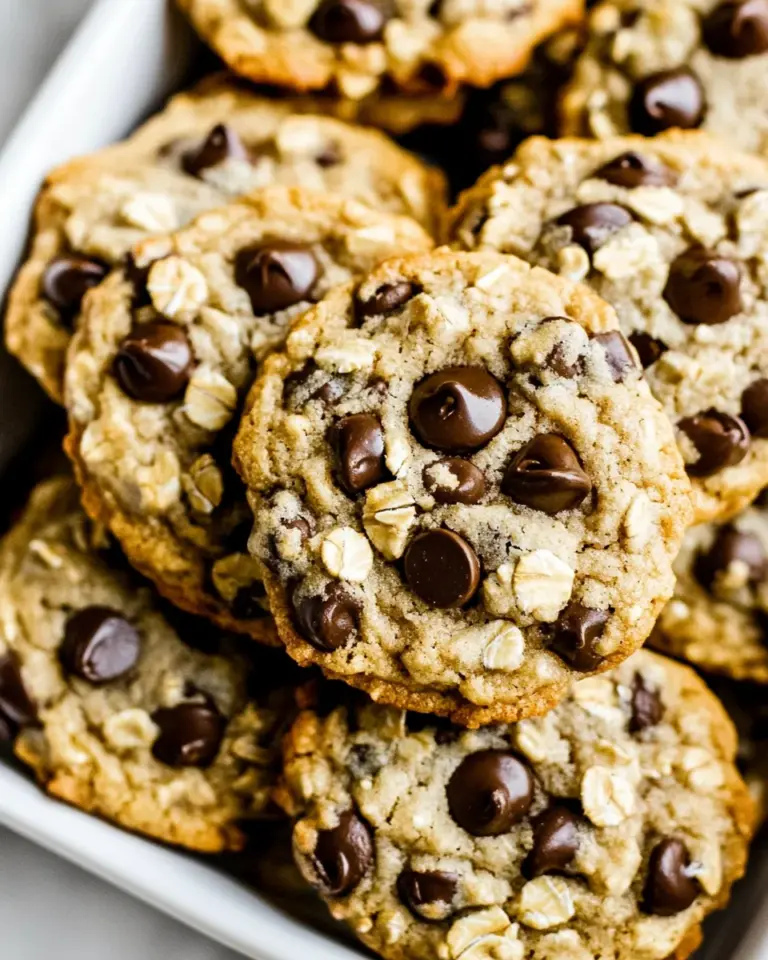 Homemade Oatmeal Chocolate Chip Cookies photo