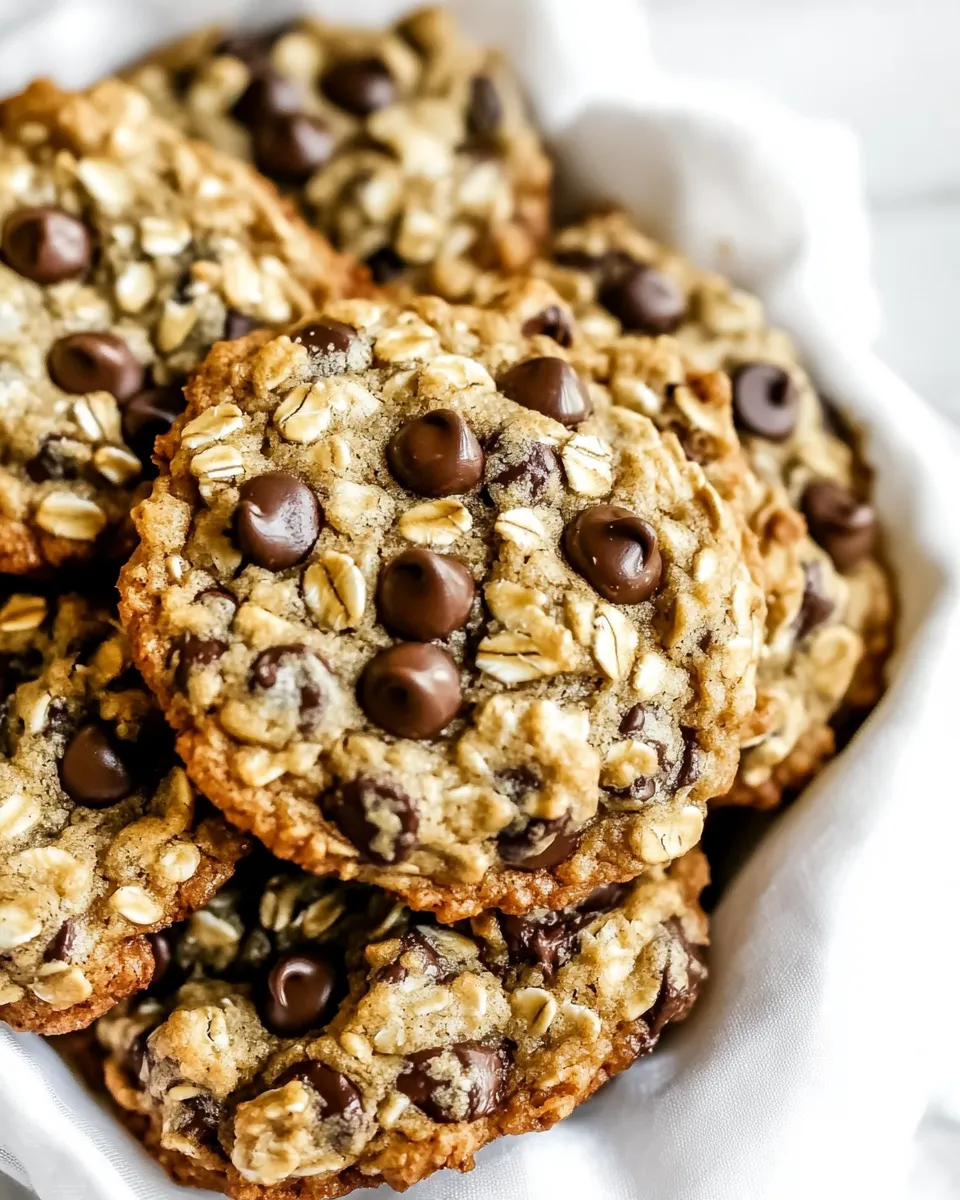 Easy Oatmeal Chocolate Chip Cookies recipe photo