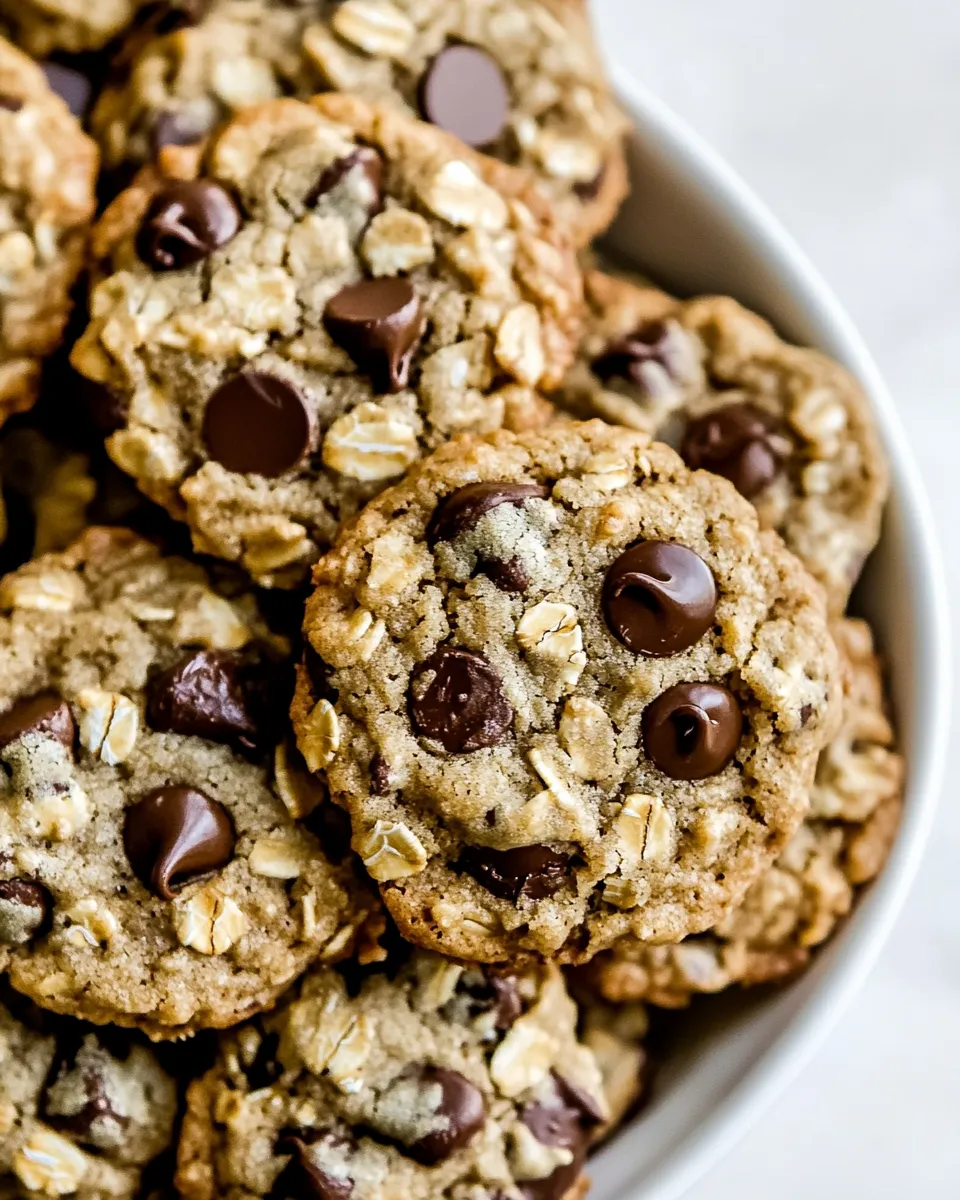 Delicious Oatmeal Chocolate Chip Cookies shot