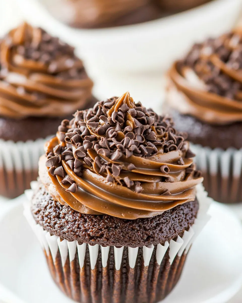 Classic Old-Fashioned Chocolate Buttermilk Cupcakes image