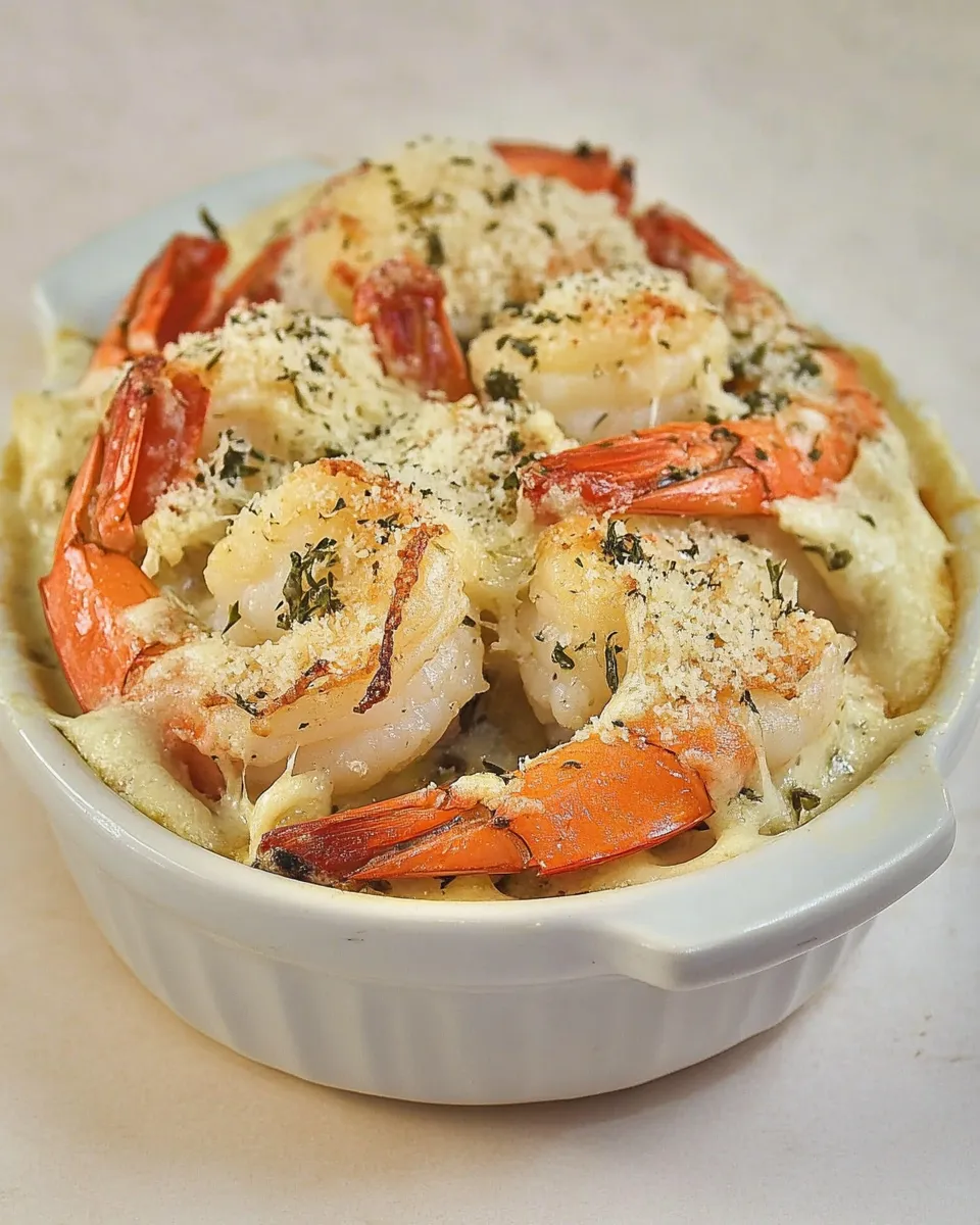 Classic Olive Garden Baked Parmesan Shrimp image