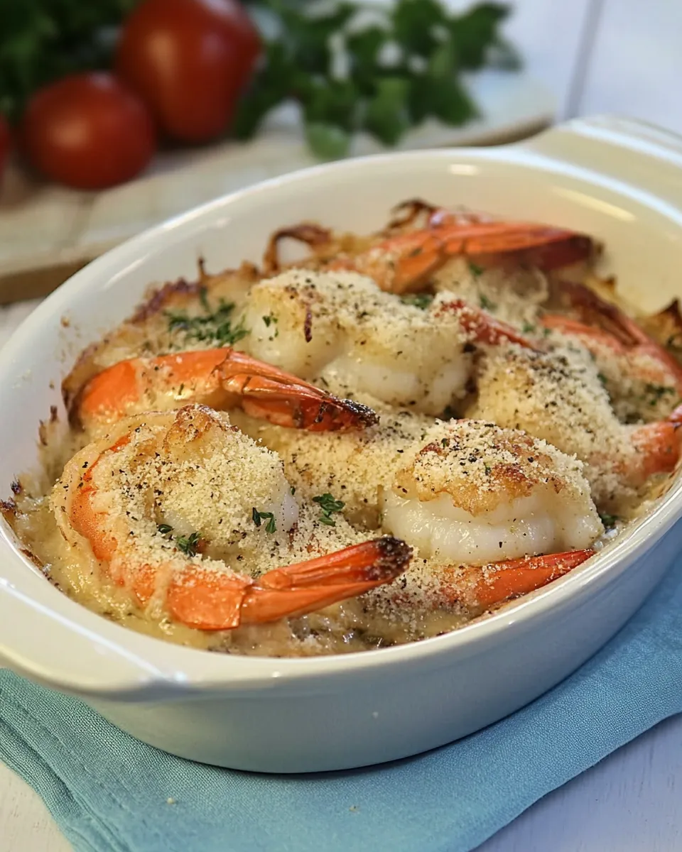 Easy Olive Garden Baked Parmesan Shrimp recipe photo