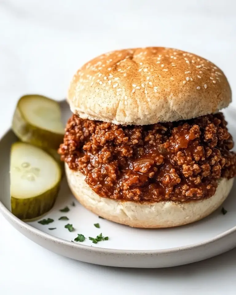 Easy One-Pot Skinny Sloppy Joes photo
