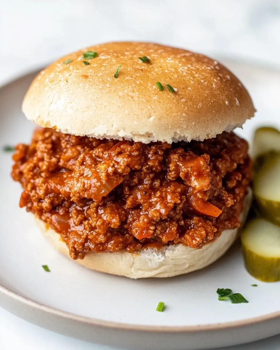 Delicious One-Pot Skinny Sloppy Joes image