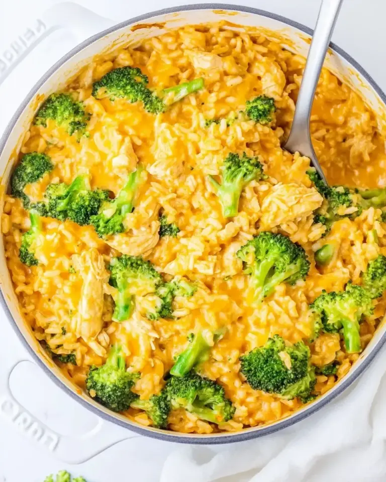 Easy One Pot Cheesy Chicken Broccoli Rice photo