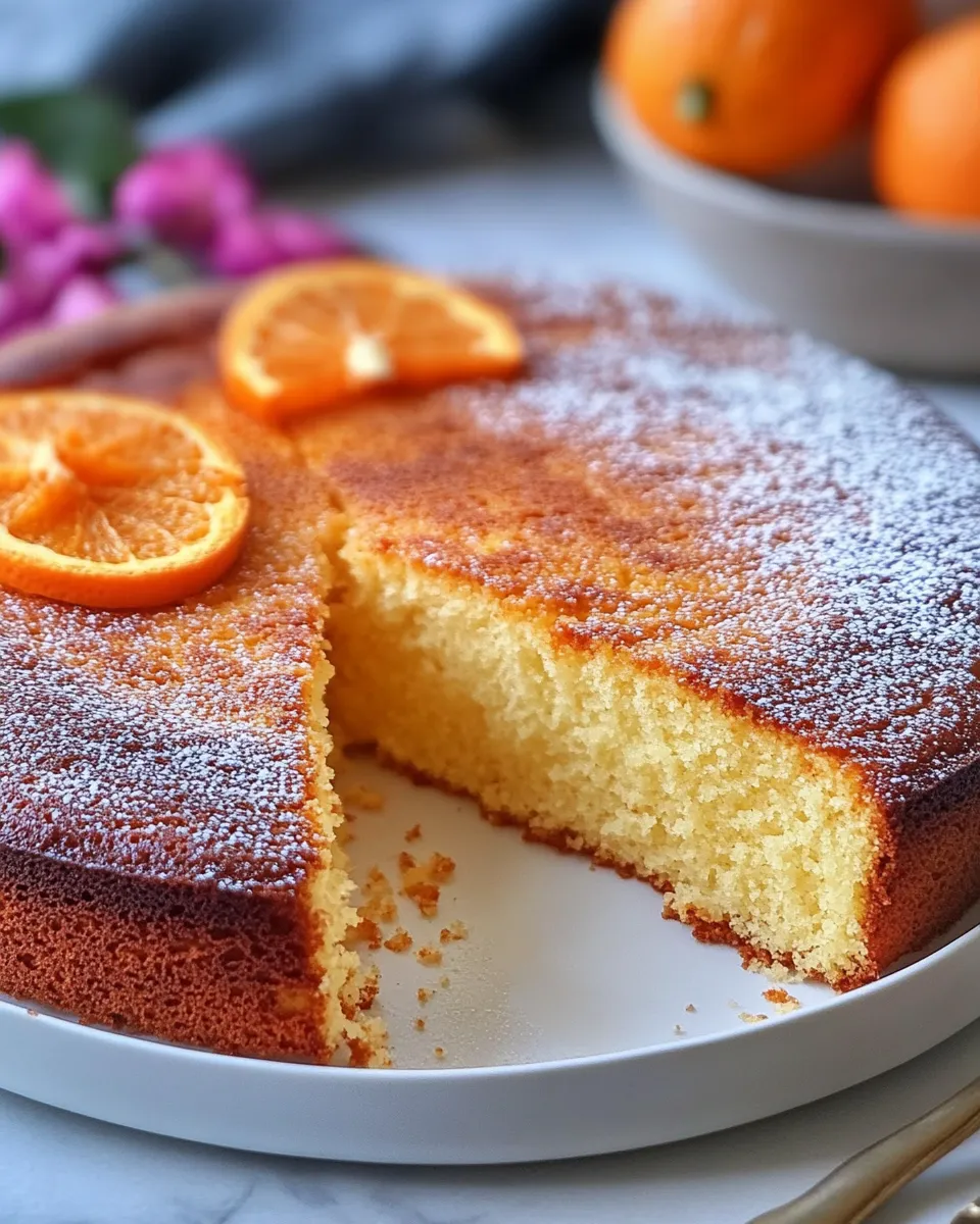 Classic Orange Cake Recipe image