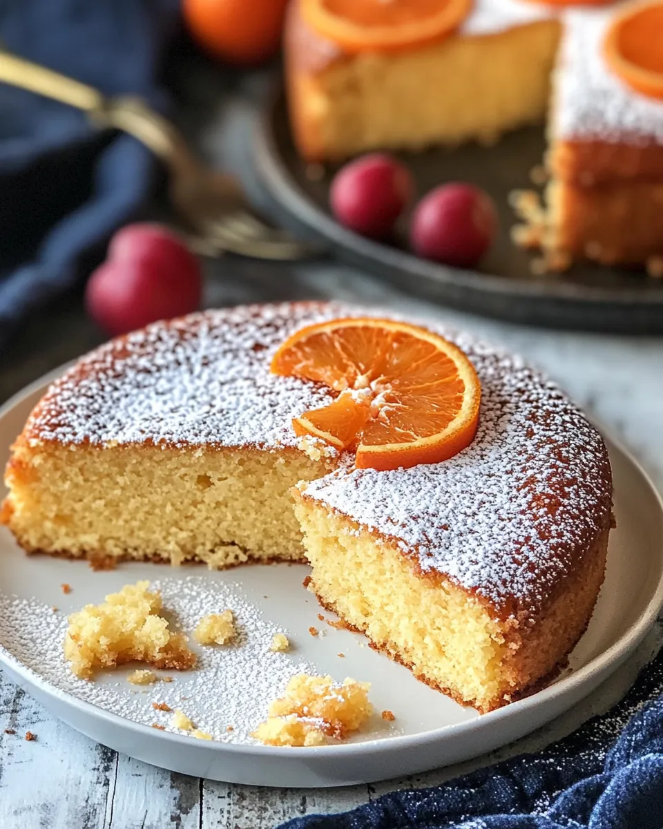 Delicious Orange Cake Recipe recipe image