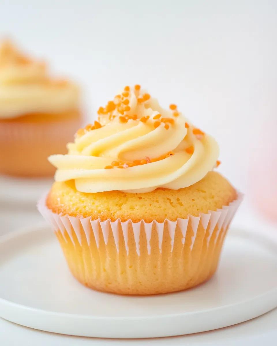 Delicious Orange Cupcakes image