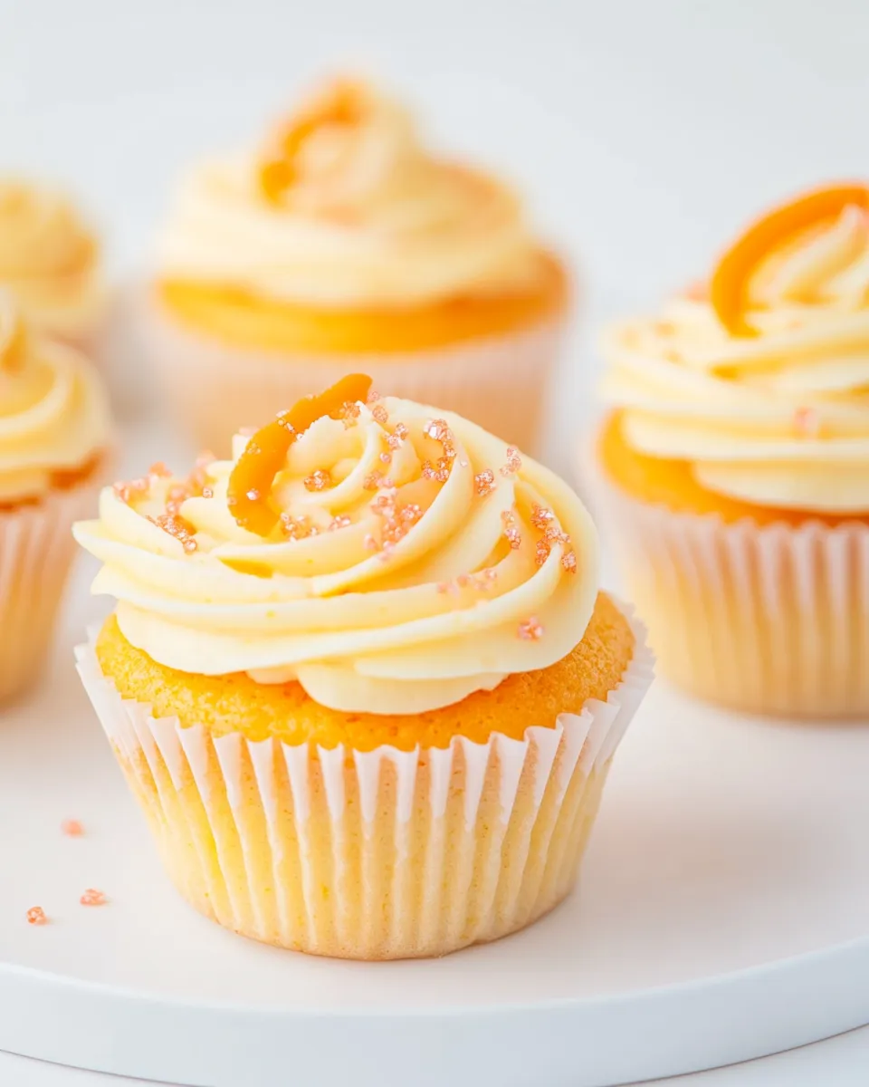 Easy Orange Cupcakes recipe photo