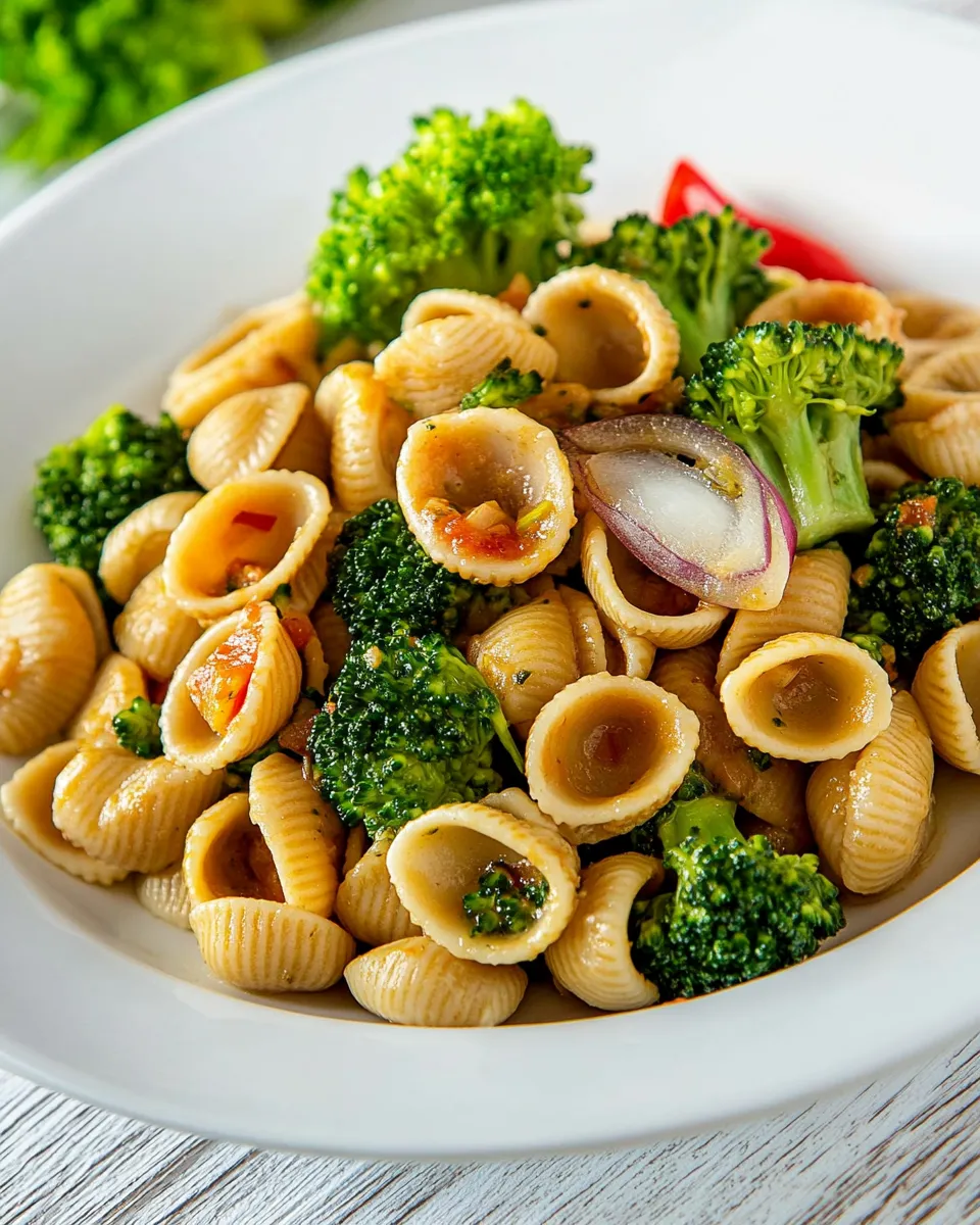Homemade Orecchiette Pasta with Broccoli photo