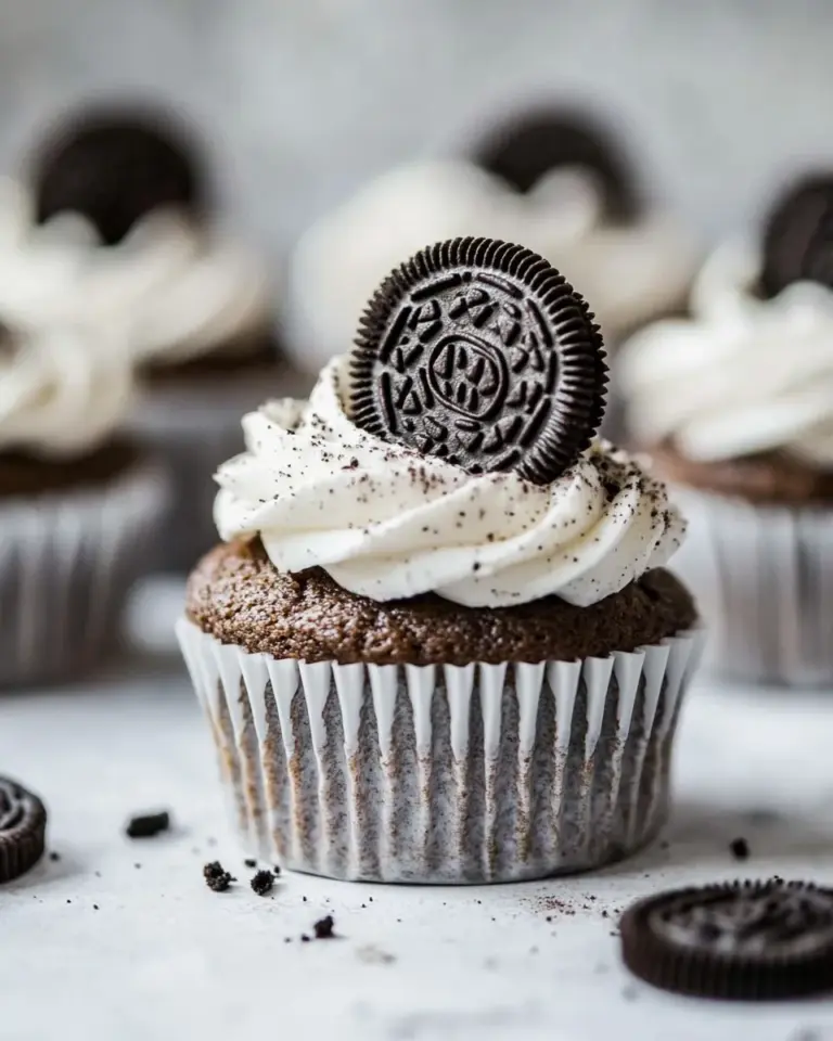Easy Oreo Cupcakes recipe image