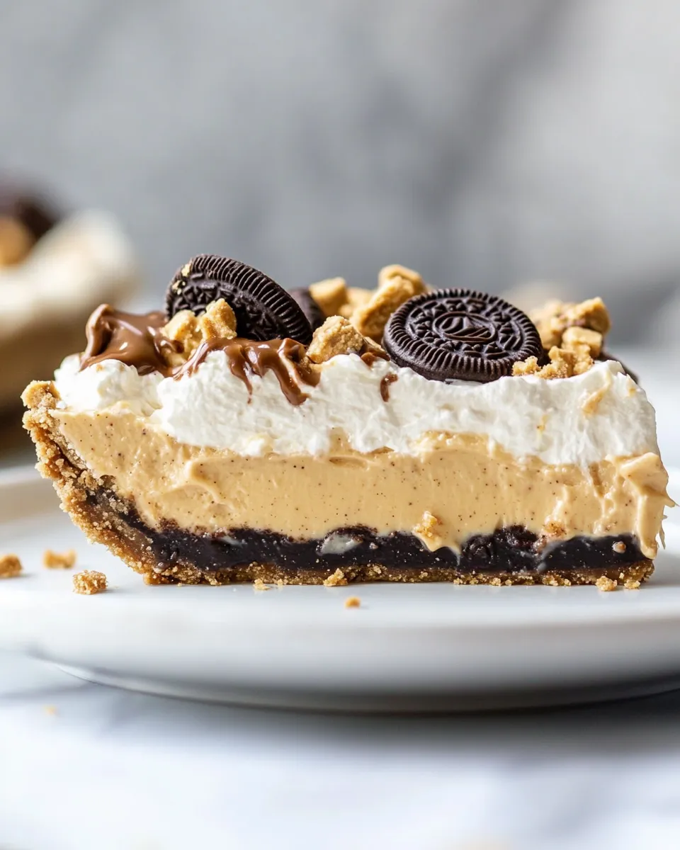 Best Oreo Peanut Butter Pie. recipe photo