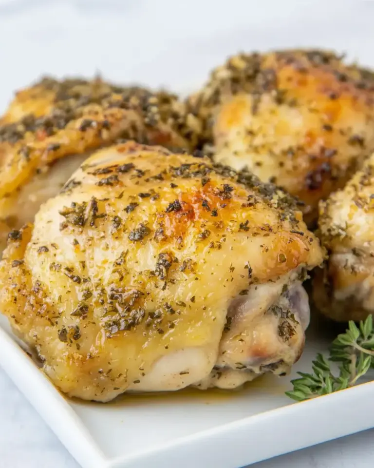 Easy Oven Baked Ranch Chicken Thighs (With Crispy Skin!) photo