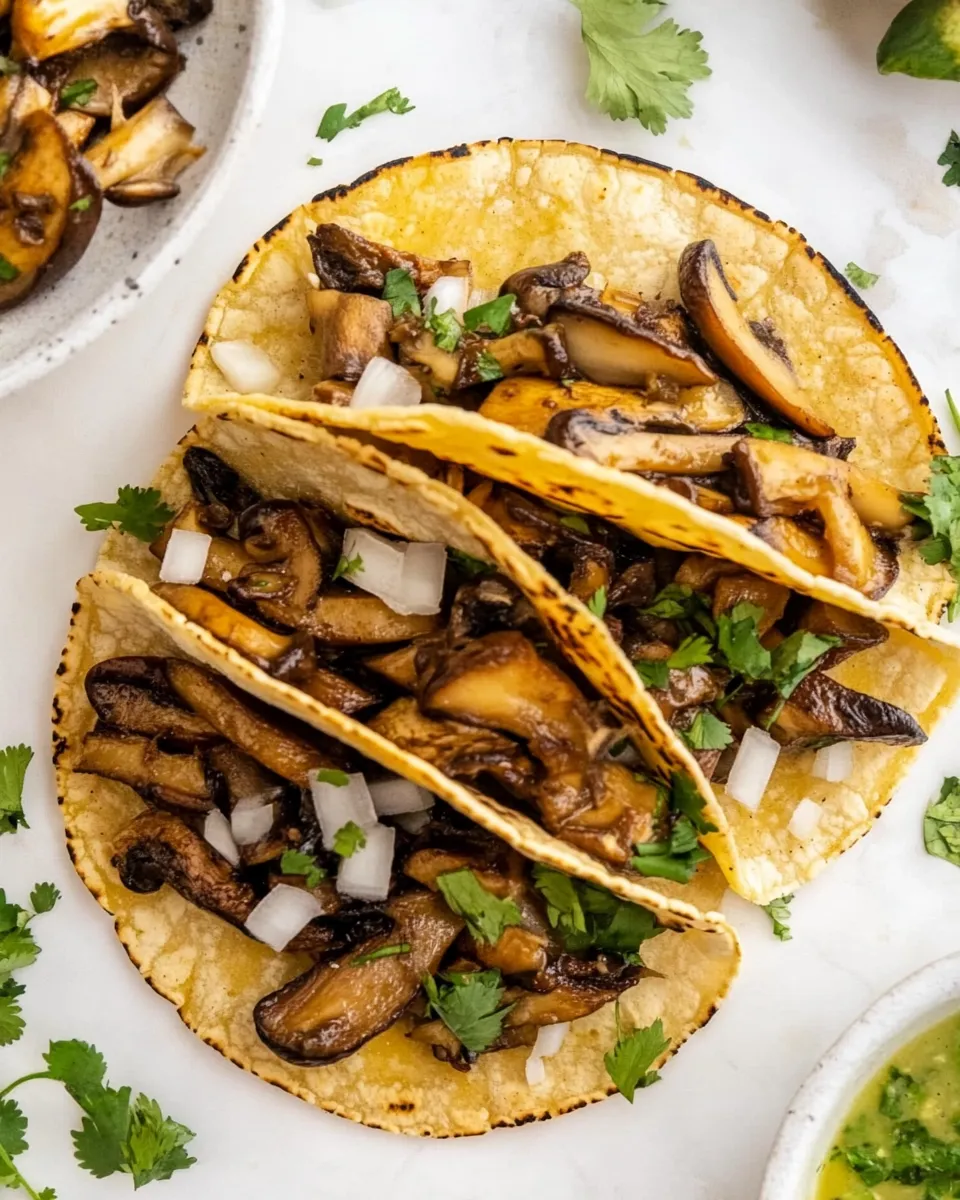 Delicious Oyster Mushroom Tacos image