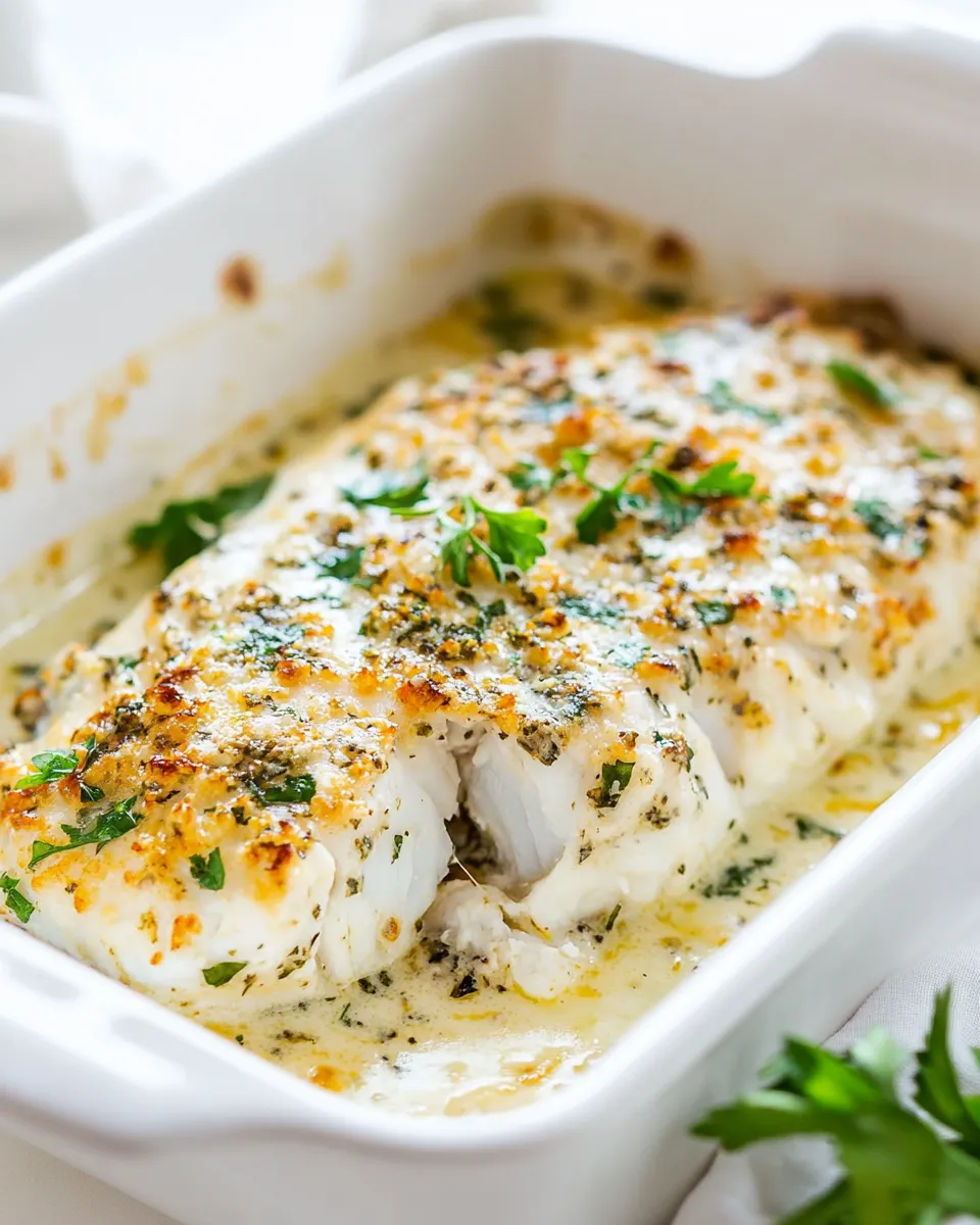 Homemade Parmesan Baked Cod Recipe photo