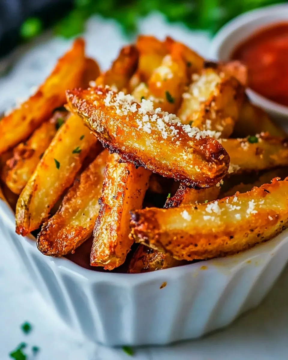 Homemade Parmesan Fingerling Fries photo