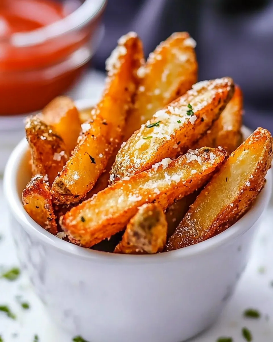 Delicious Parmesan Fingerling Fries image