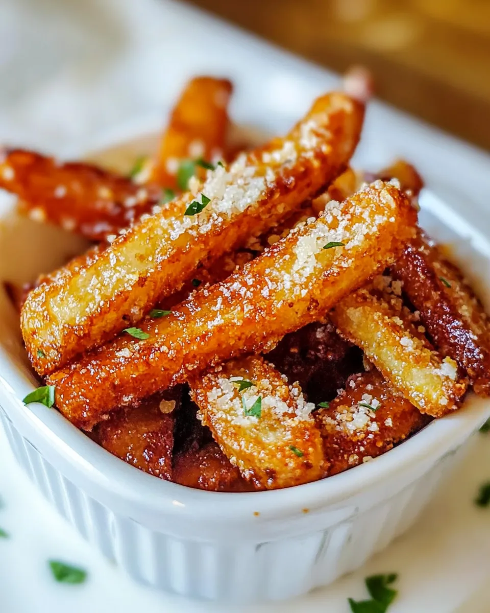Quick Parmesan Fingerling Fries recipe photo