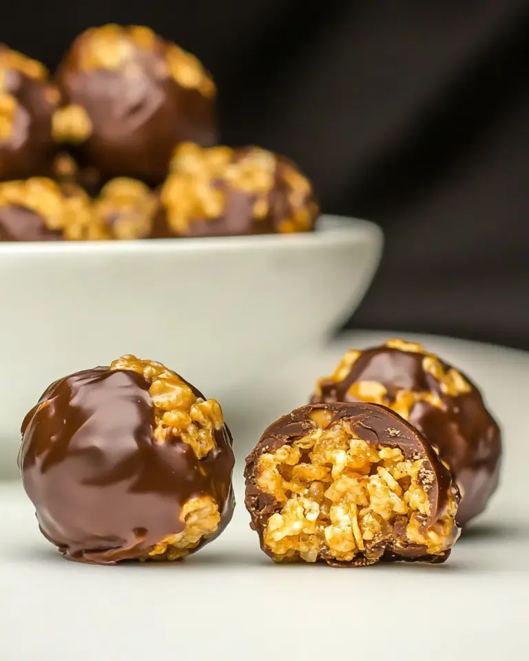 Homemade Peanut Butter Balls with Rice Krispies photo