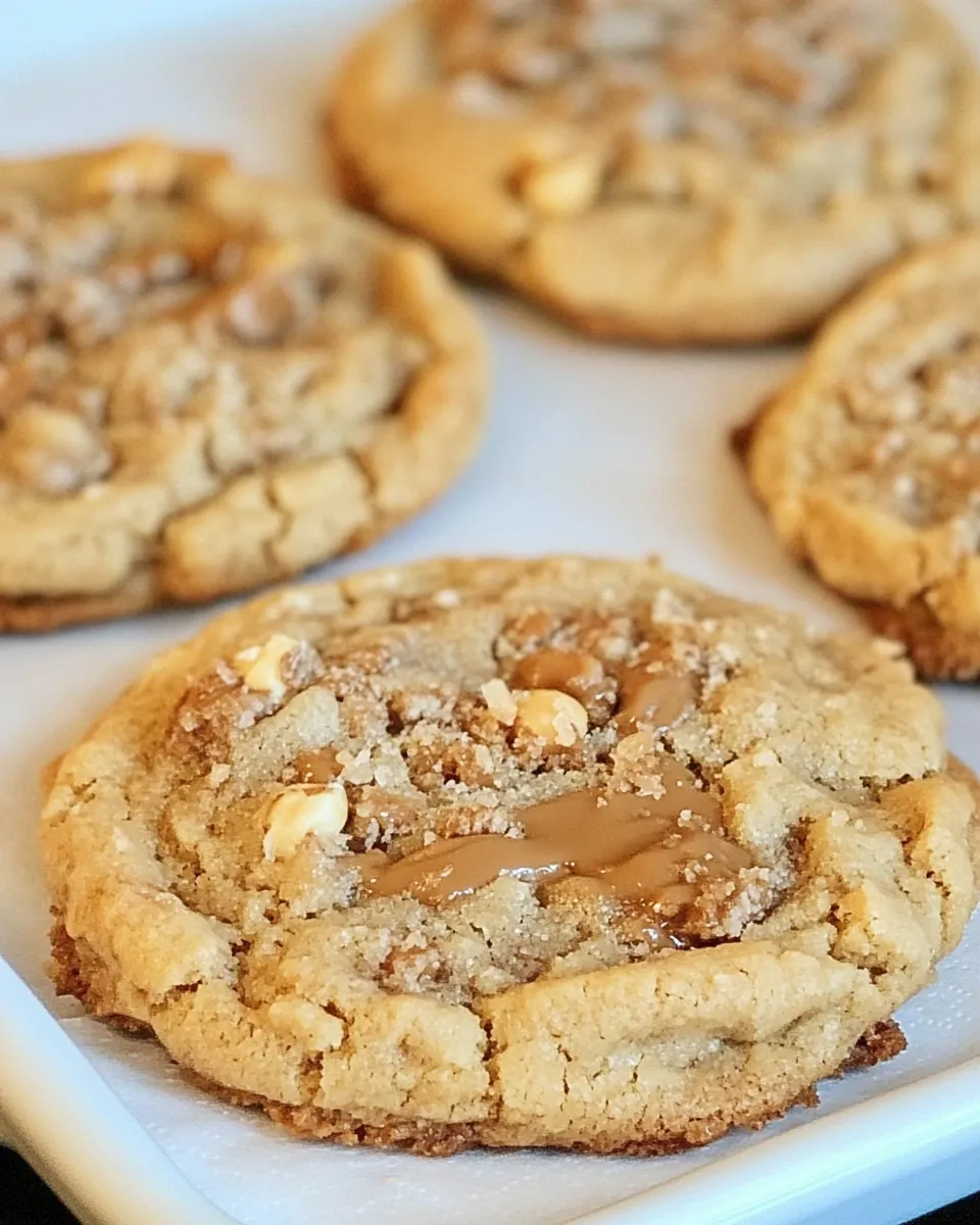 Classic Peanut Butter Caramel Cookies image