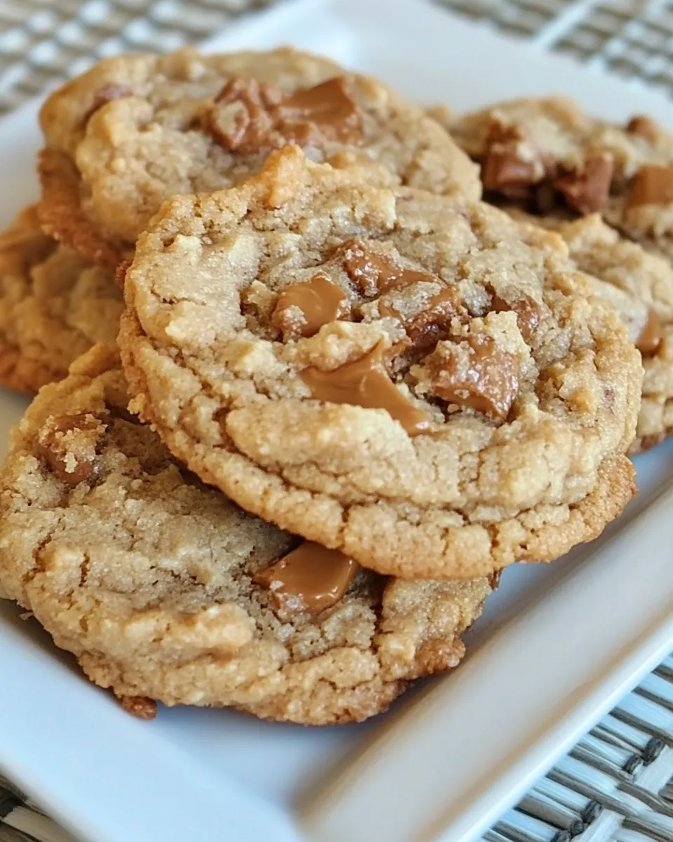Delicious Peanut Butter Caramel Cookies shot