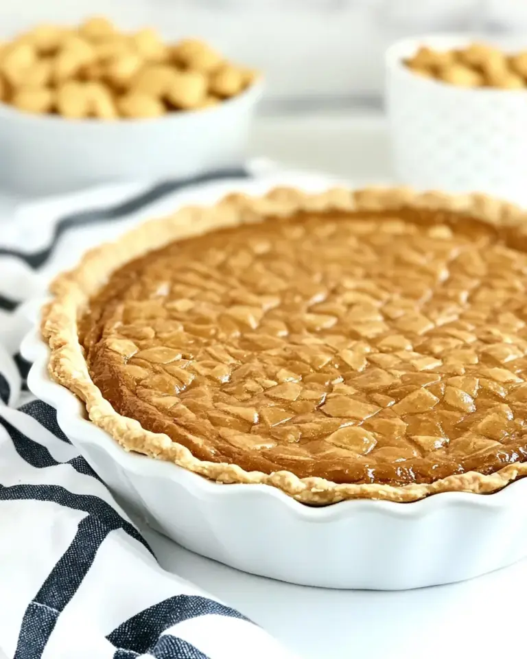 Homemade Peanut Butter Chess Pie photo