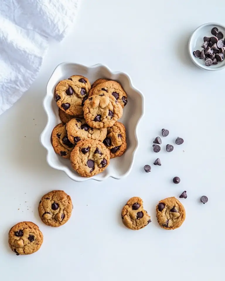 Homemade Peanut Butter Chickpea Chocolate Chip Cookies photo