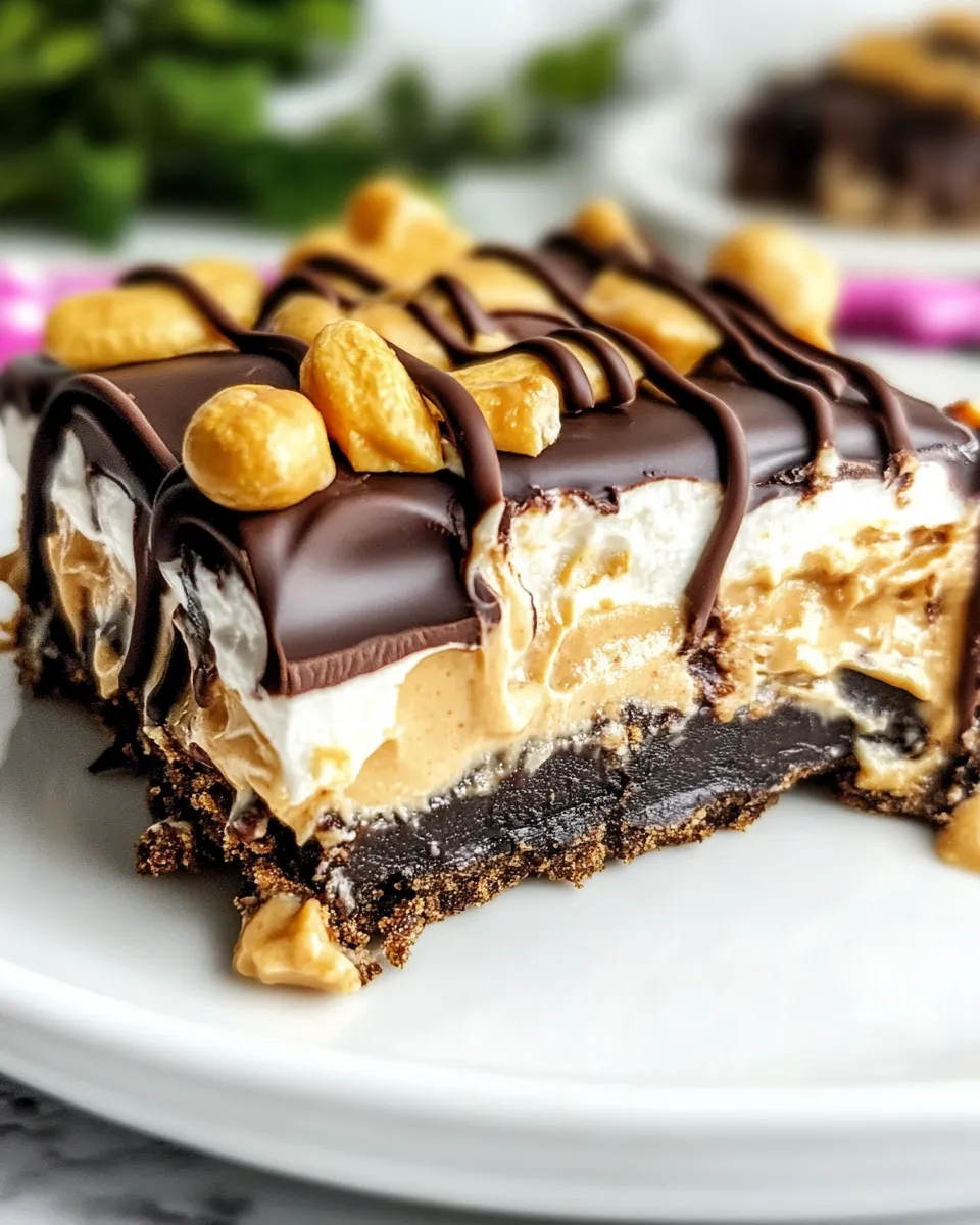 Classic Peanut Butter Chocolate Dessert image