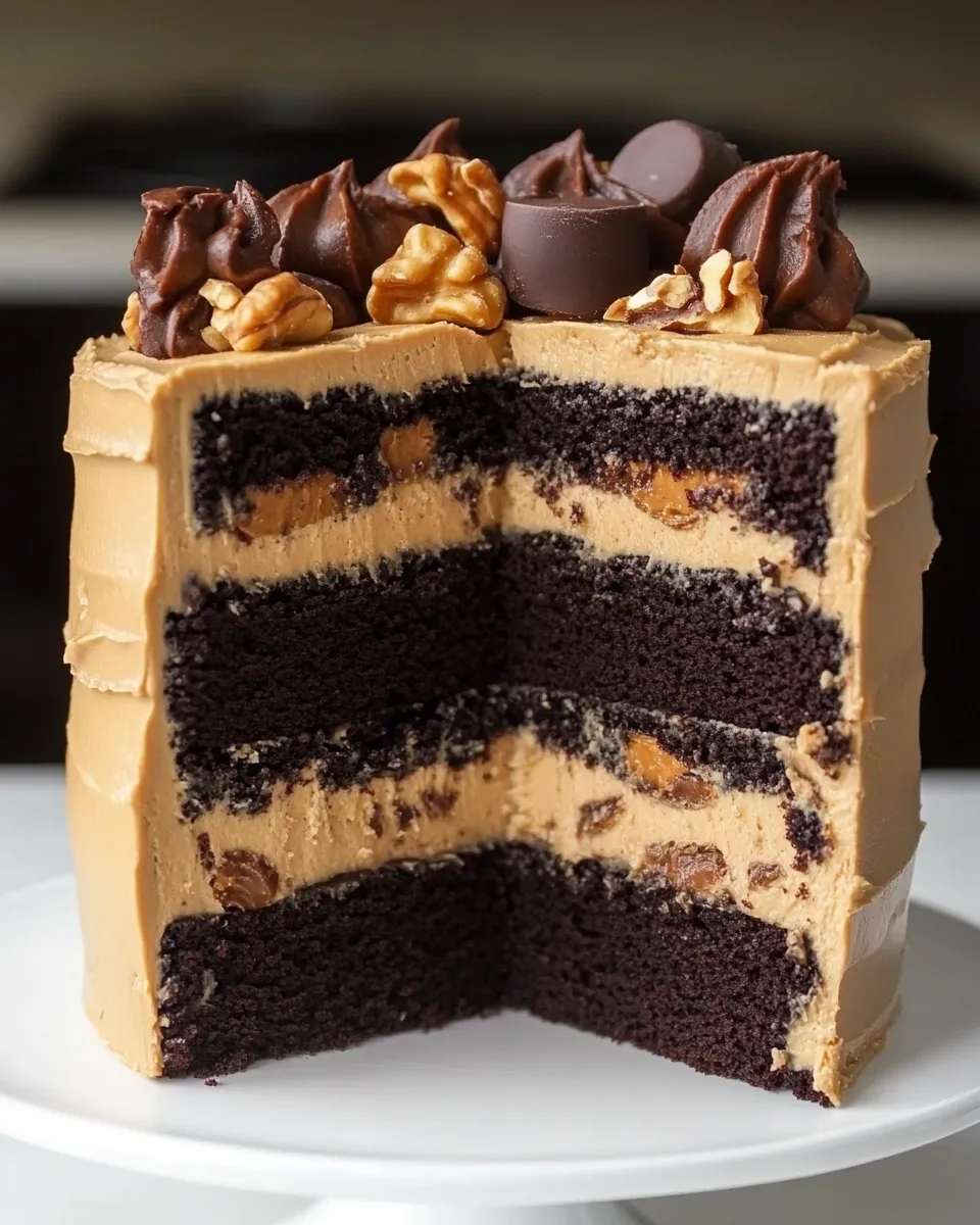 Homemade Peanut Butter Cup Cake photo