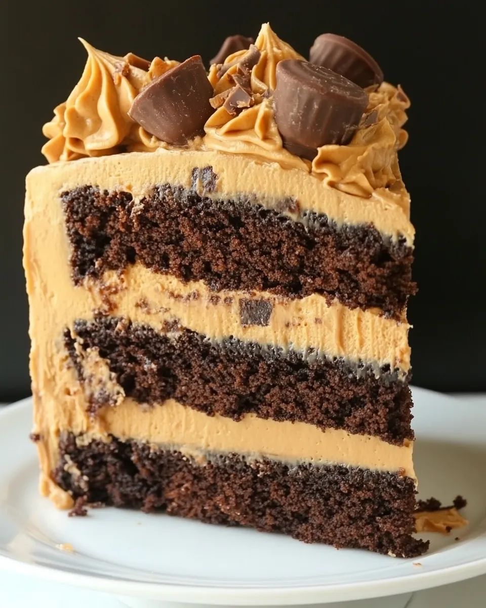 Easy Peanut Butter Cup Cake recipe photo