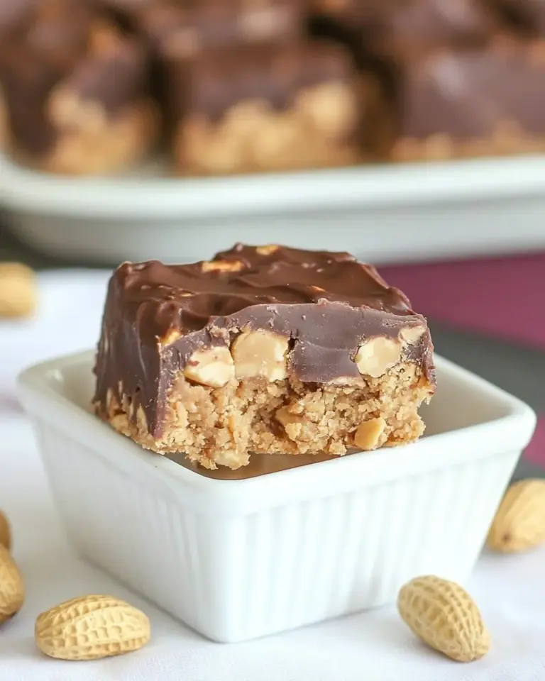 Homemade Peanut Butter Mountain Bars photo