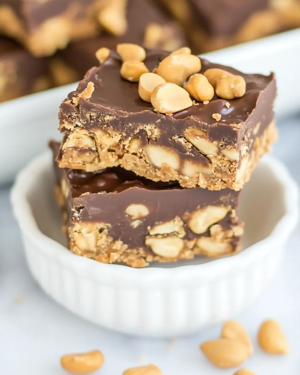 Classic Peanut Butter Mountain Bars image