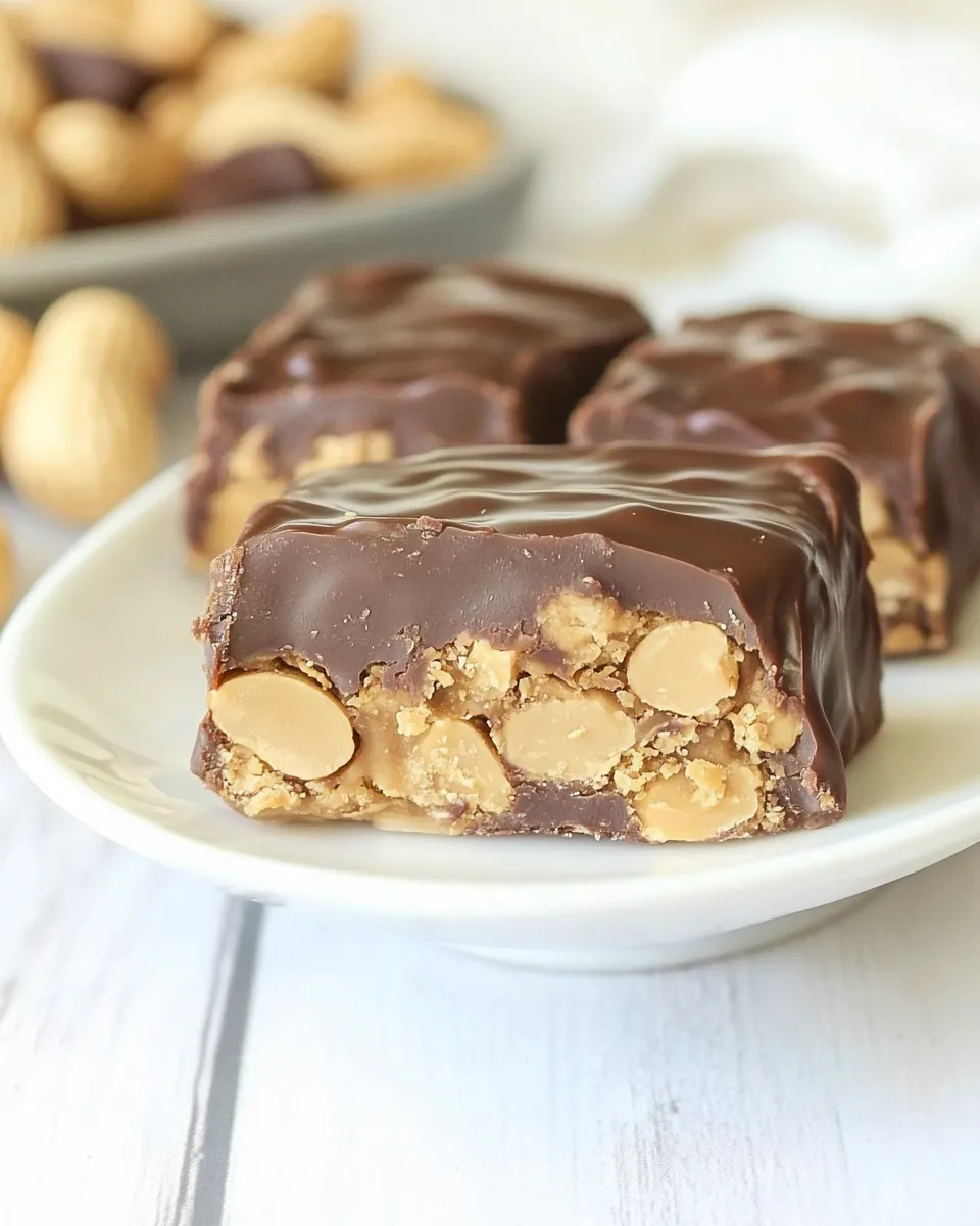 Easy Peanut Butter Mountain Bars recipe photo