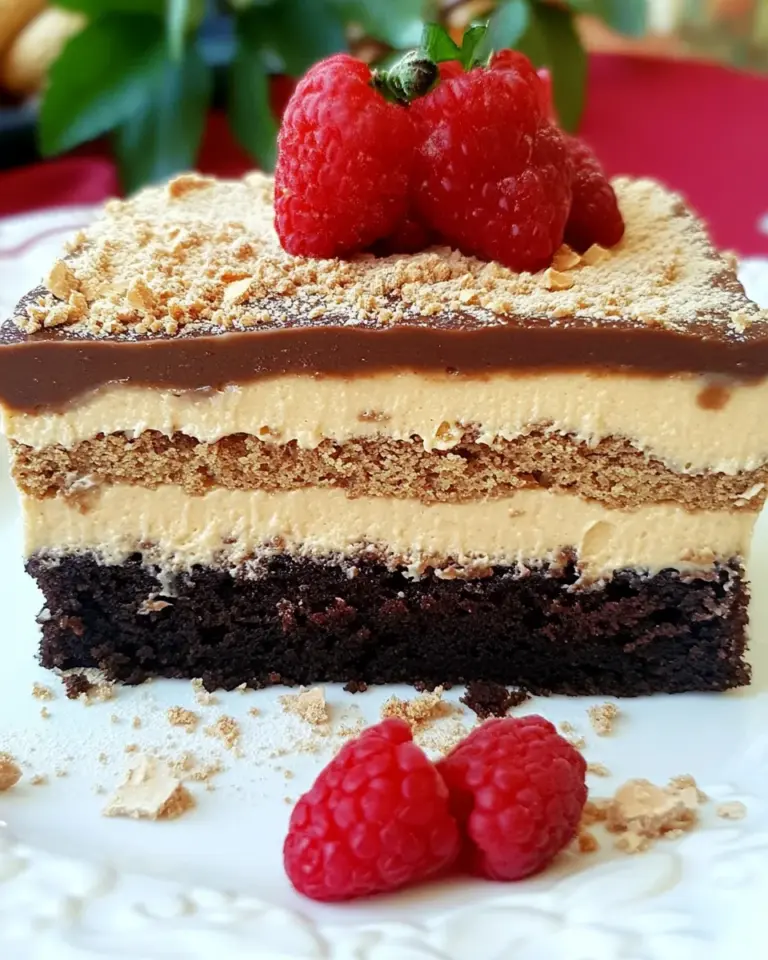 Homemade Peanut Butter Mousse Cake photo