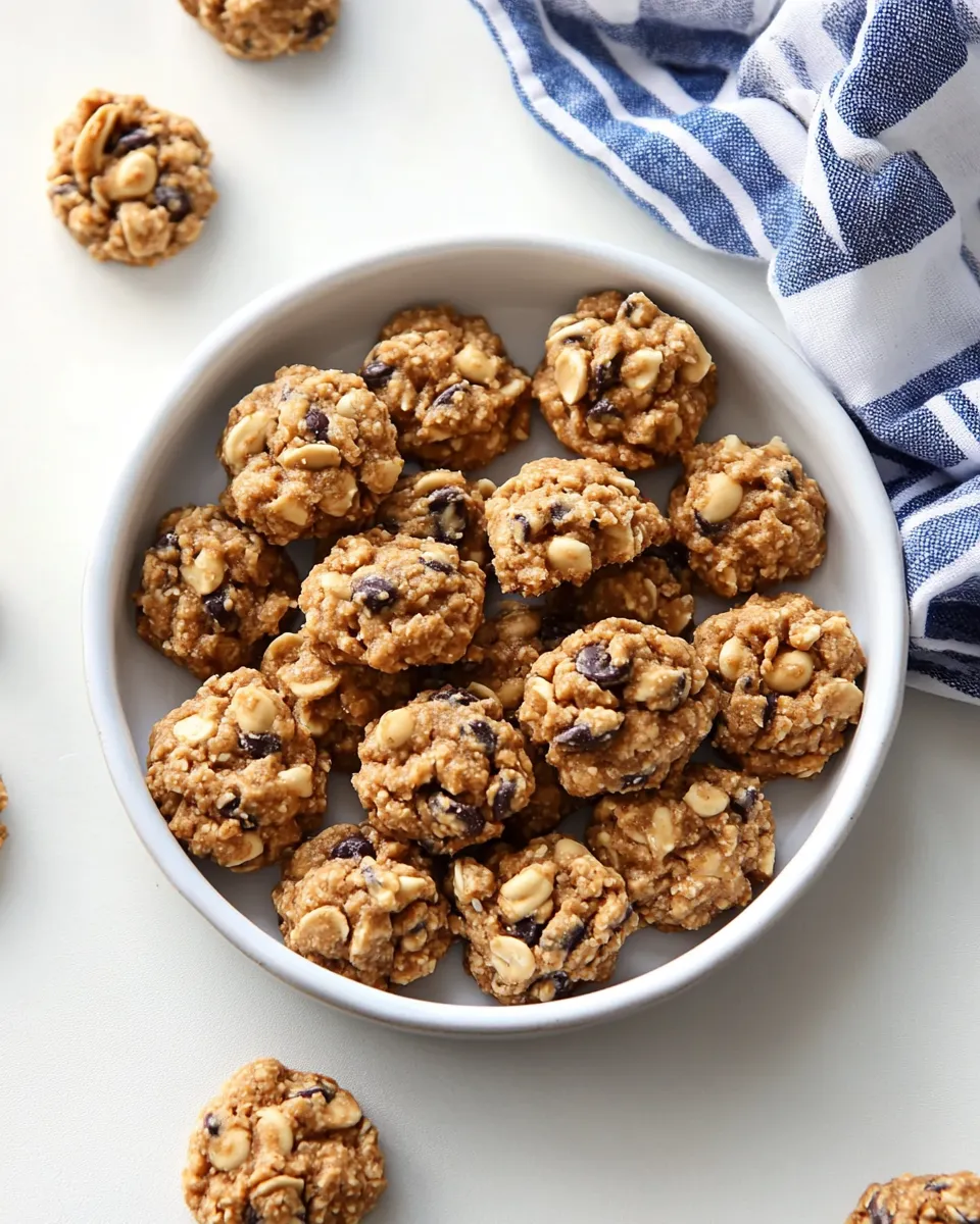 Easy Peanut Butter No-Bake Cookies recipe photo