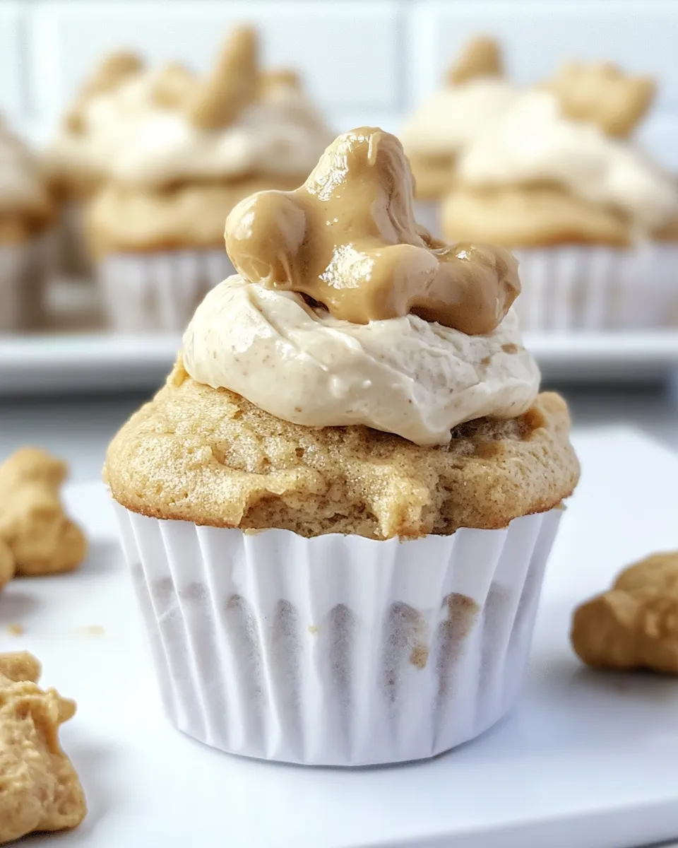 Tasty Peanut Butter Pupcakes dish photo