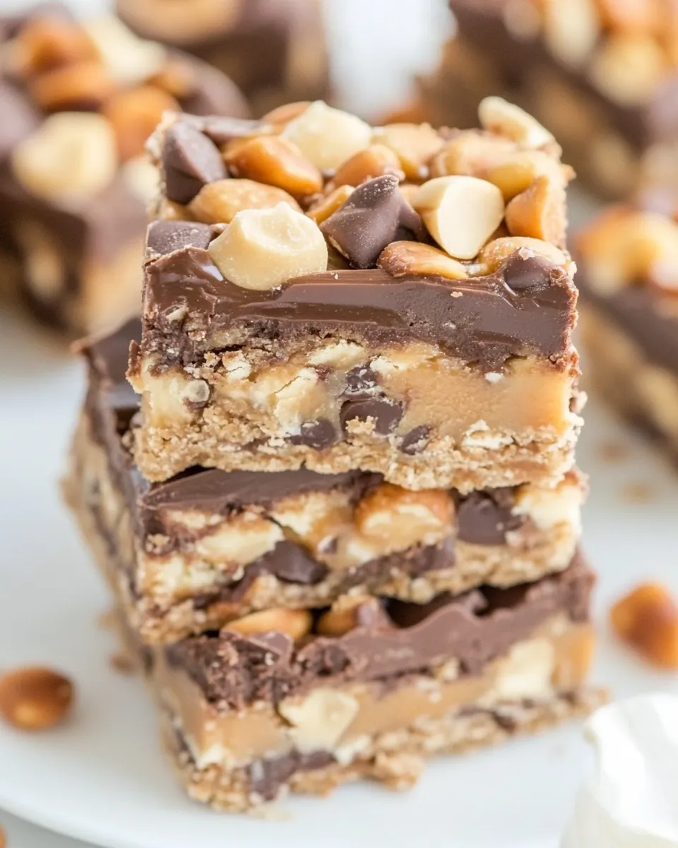 Classic Peanut Butter Seven Layer Bars image