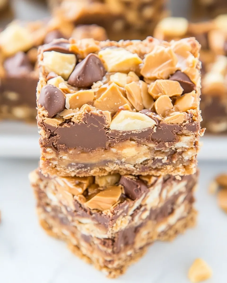 Easy Peanut Butter Seven Layer Bars recipe photo