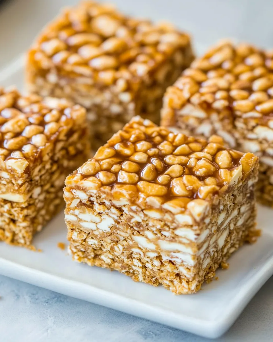 Easy Peanut Chewy Payday Bars recipe photo