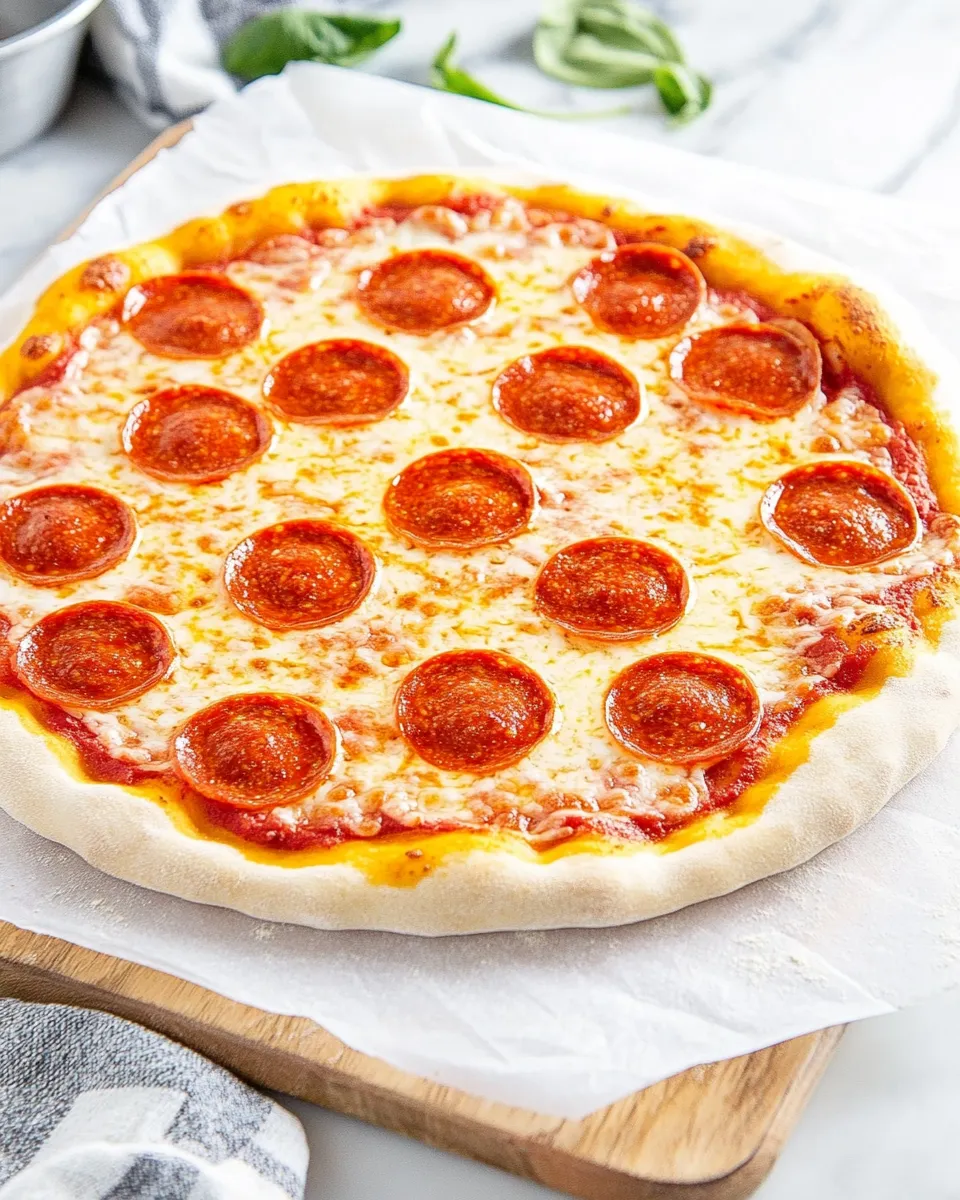 Easy Pepperoni Pizza Recipe shot