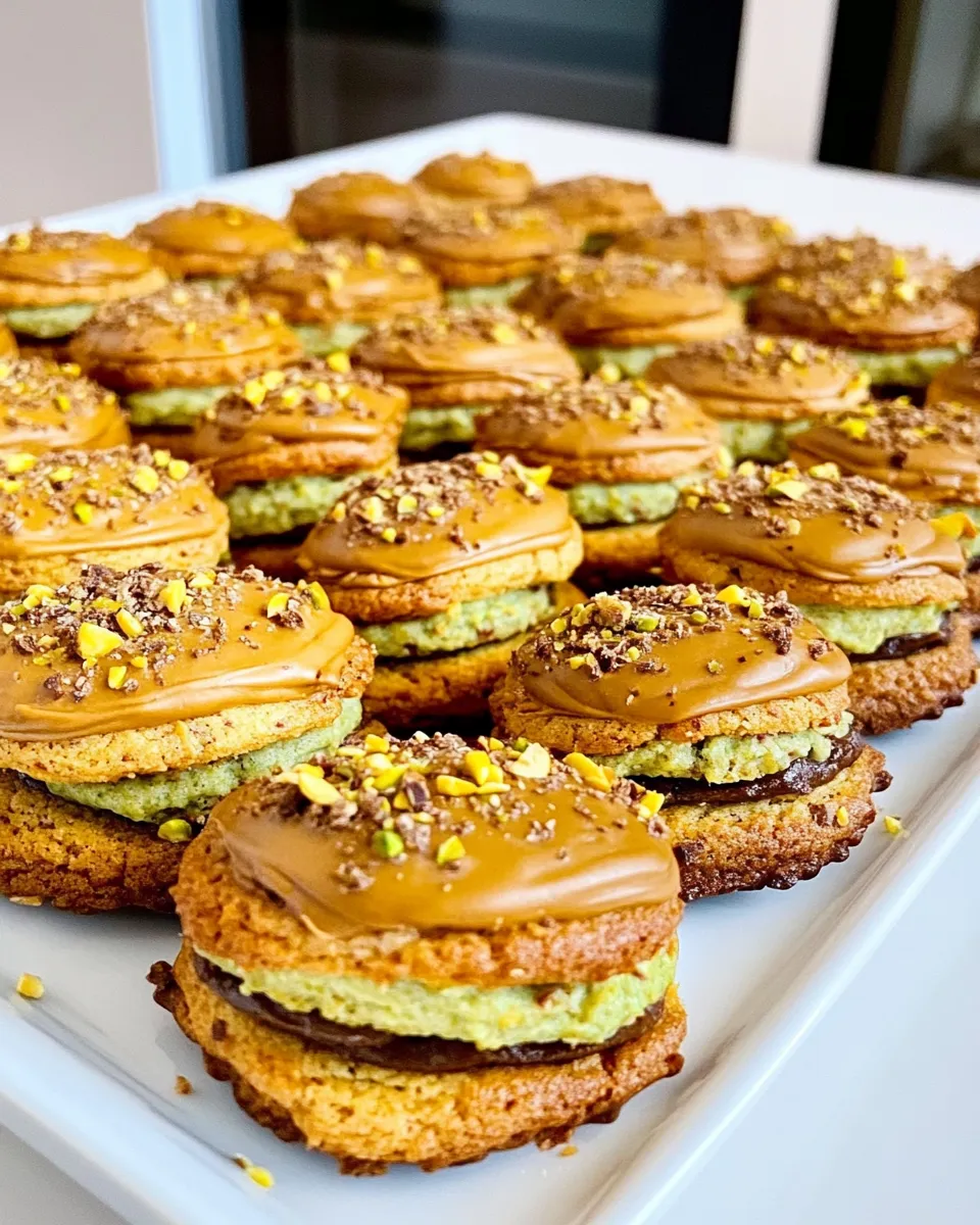 Classic Pistachio Sandwich Cookies image