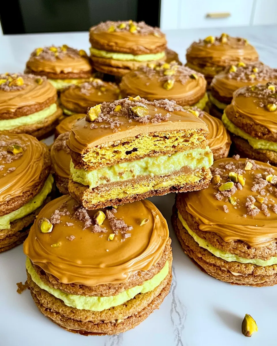 Easy Pistachio Sandwich Cookies recipe photo