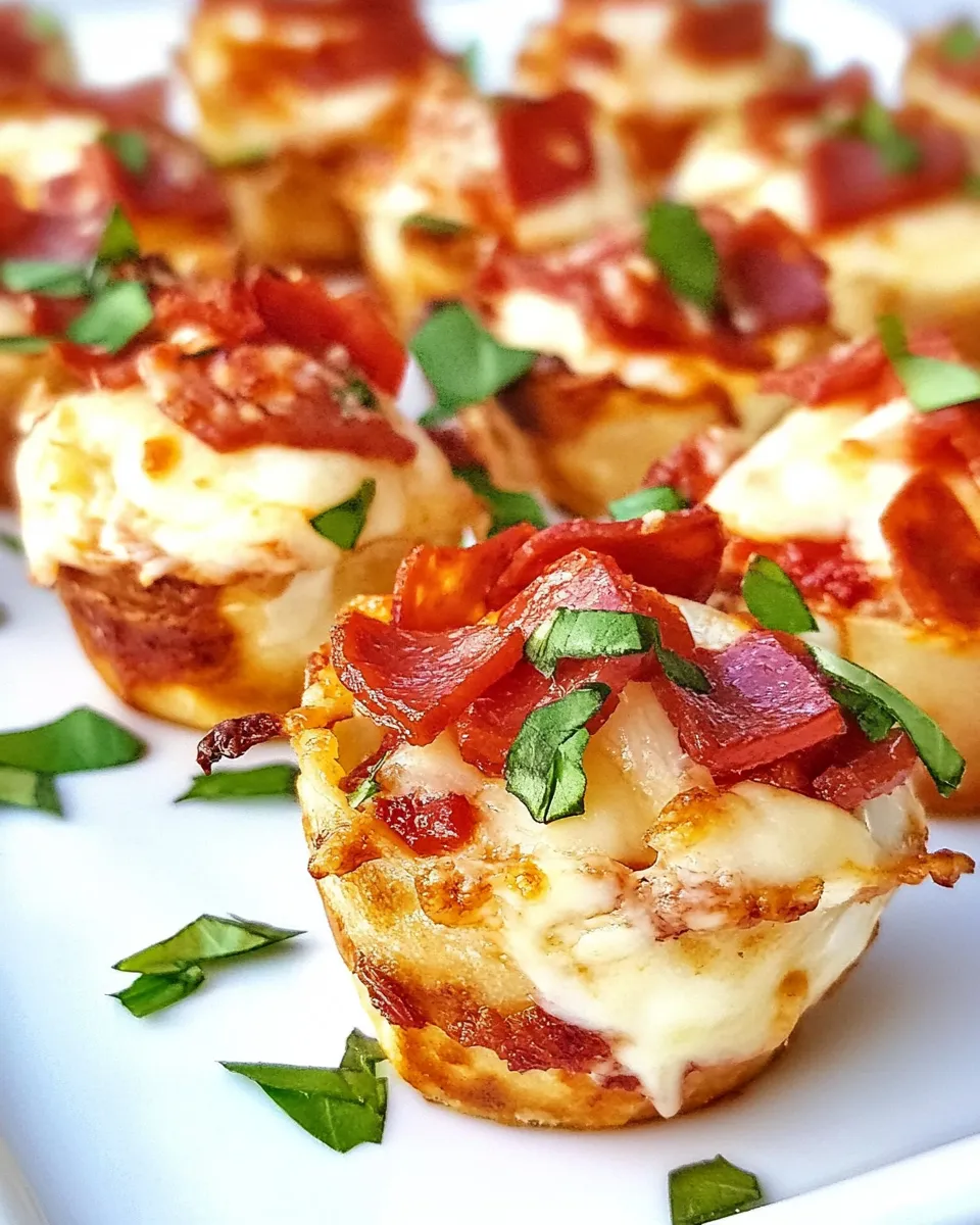 Classic Pizza Bites (Muffin Tin) image